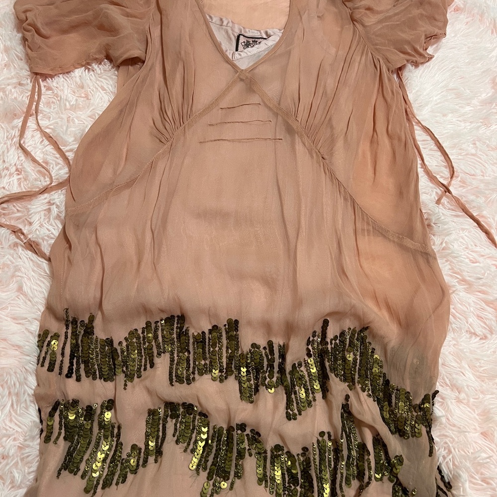 Juicy Couture Mini Dress with Gold Accents!!